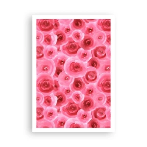 Poszter - Rózsák alul és felül - 70x100 cm