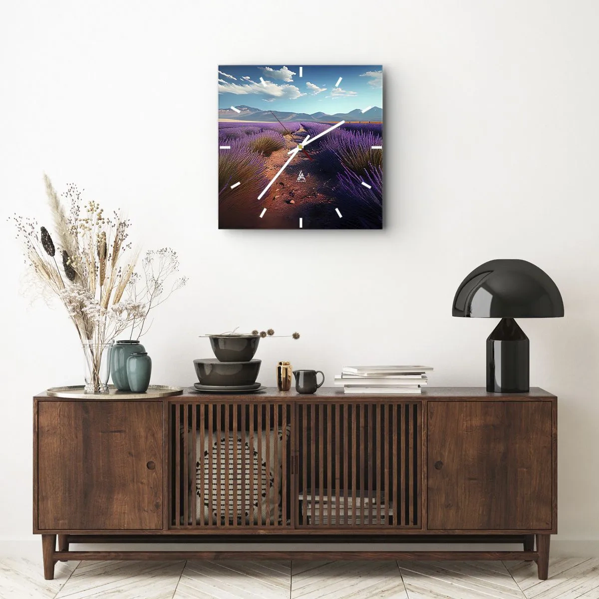 Falióra, Óra - Illatos mezők - 40x40 cm