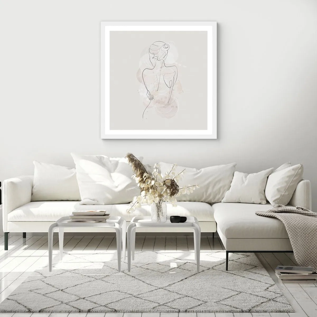 Poszter fekete keretben - Mint egy érzékeny hangszer - 60x60 cm