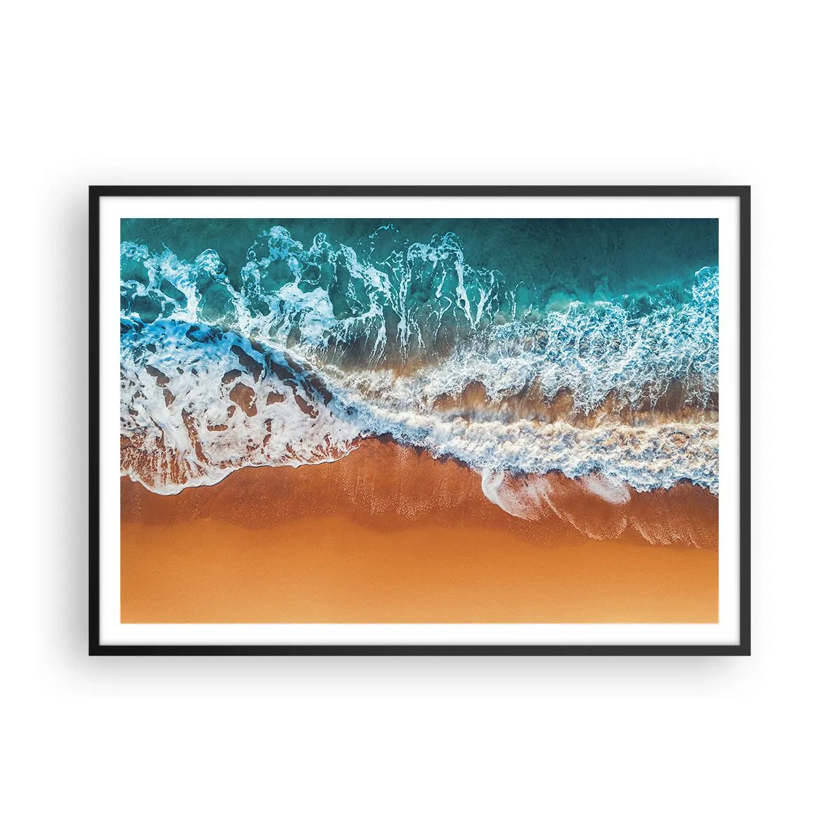 Poszter fehér keretben - Mindig párban - 100x70 cm