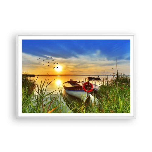 Poszter fekete keretben - A kormoránok már repülnek el - 100x70 cm