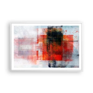 Poszter fekete keretben - Izzó kompozíció - 91x61 cm