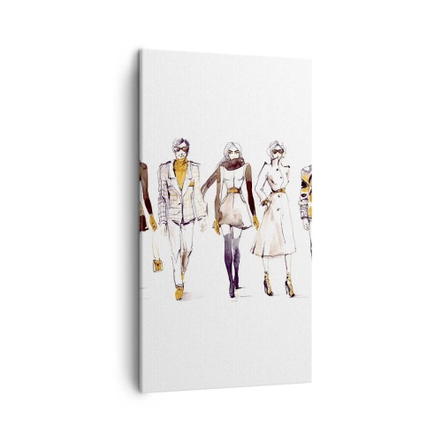 Vászonkép - Nem kikényszerített sikk, szabad elegancia - 45x80 cm