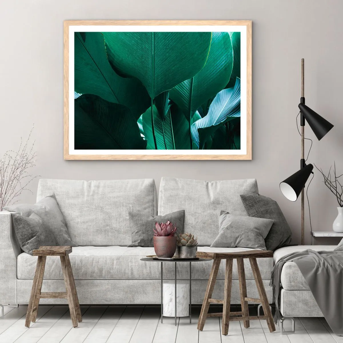 Poszter világos tölgy keretben - A fény felé nézve - 50x40 cm