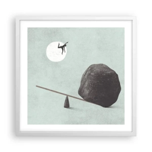 Poszter fekete keretben - Valóra vált álom. - 50x50 cm