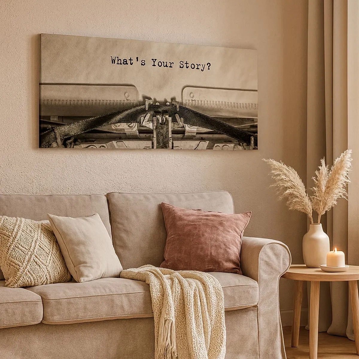 Vászonkép - Meséld el - 100x40 cm