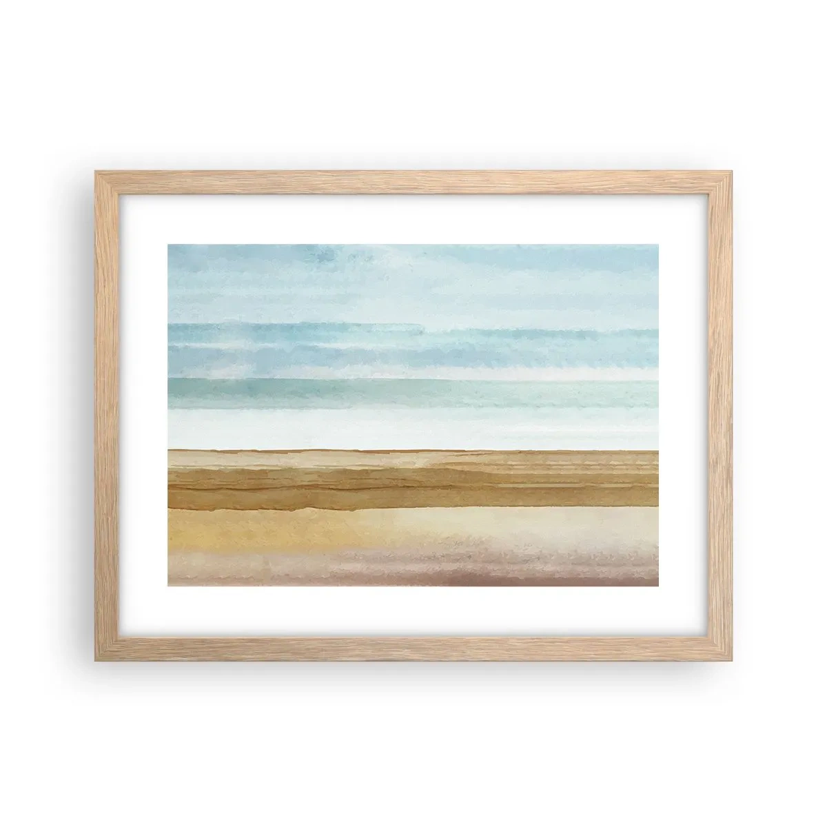 Poszter világos tölgy keretben - Vigasz - 40x30 cm