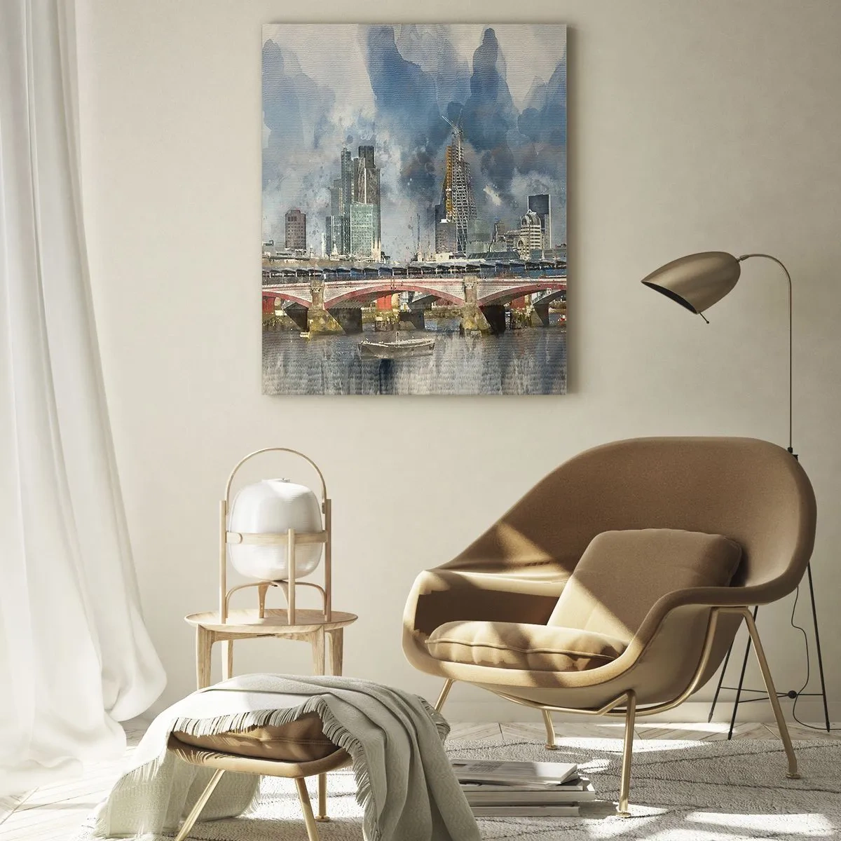 Üveg kép - London teljes pompájában - 50x70 cm