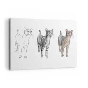 Vászonkép - Rajz lecke - 120x80 cm