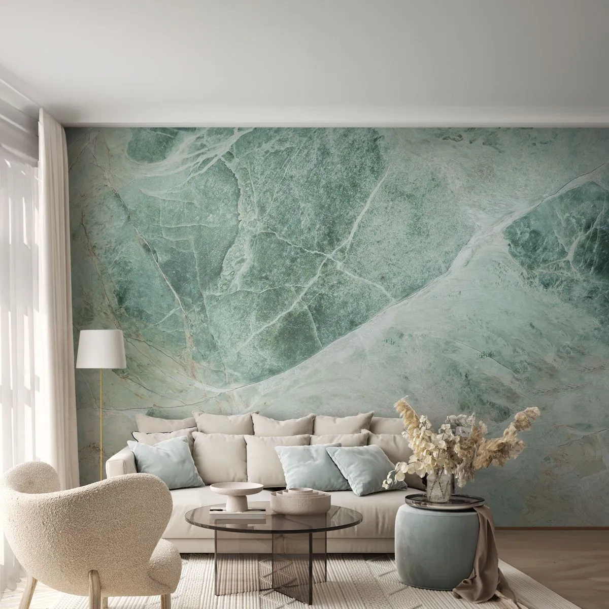 Fotótapéta Premium Sand - A kő nemes hűvössége - Üveggolyó, Kő, Elegáns - 100x70 cm