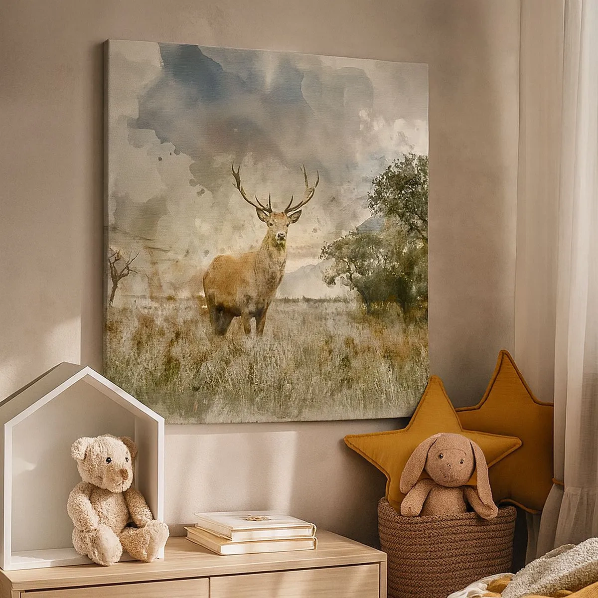 Vászonkép - Becsület – erő – méltóság - 30x30 cm