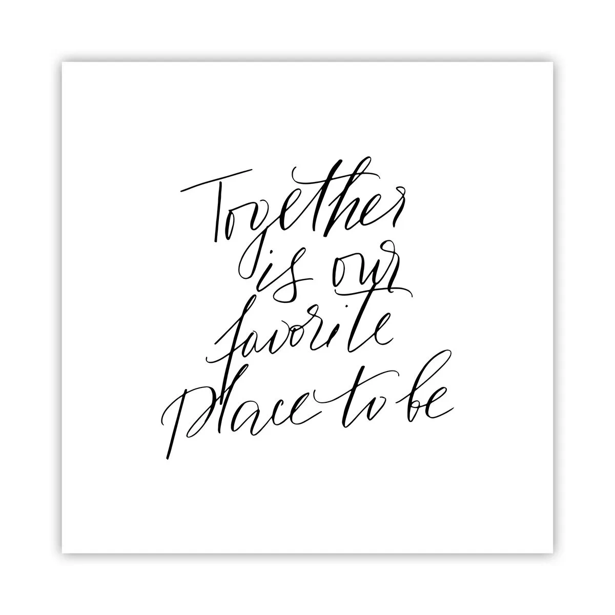 Poszter - Te is érzed? - 60x60 cm