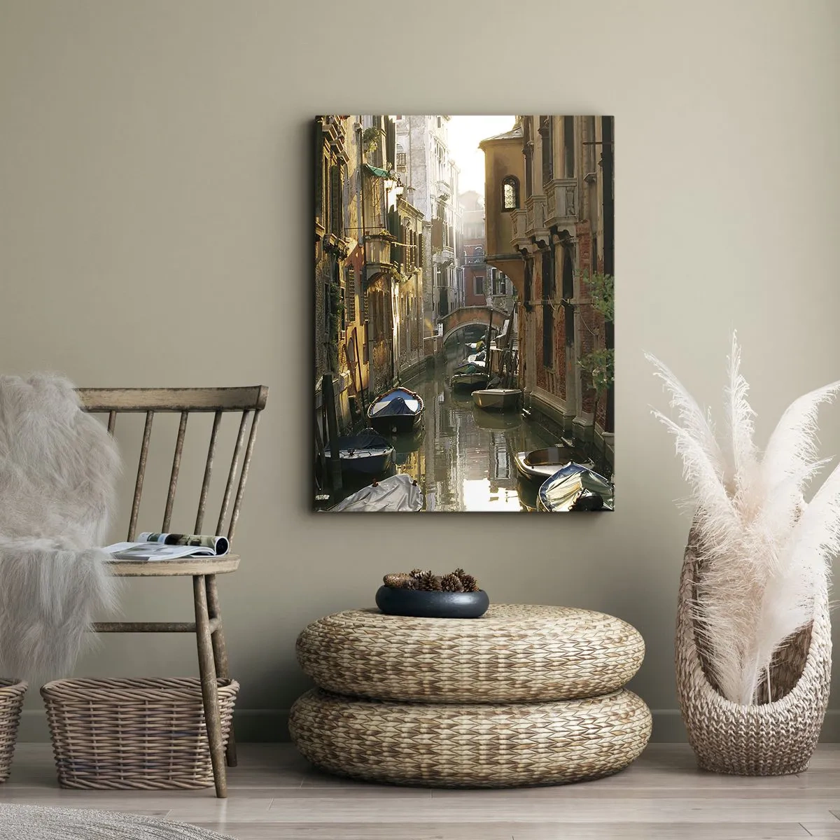 Vászonkép - Egy velencei sikátorban - 45x80 cm