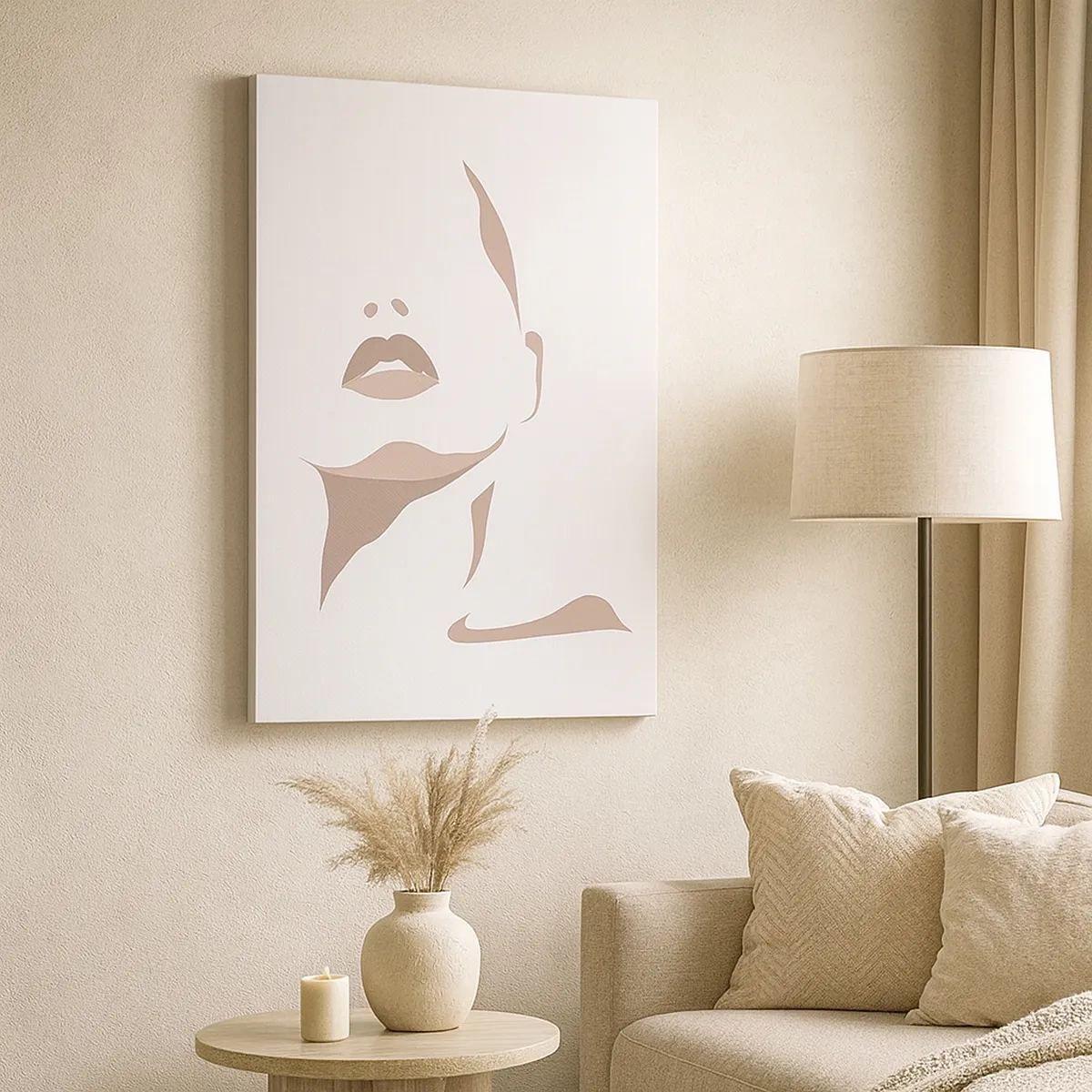 Vászonkép -  Fényből és árnyékból létrehozott - 50x70 cm