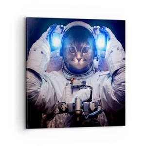 Vászonkép - Houston, baj van - 70x70 cm