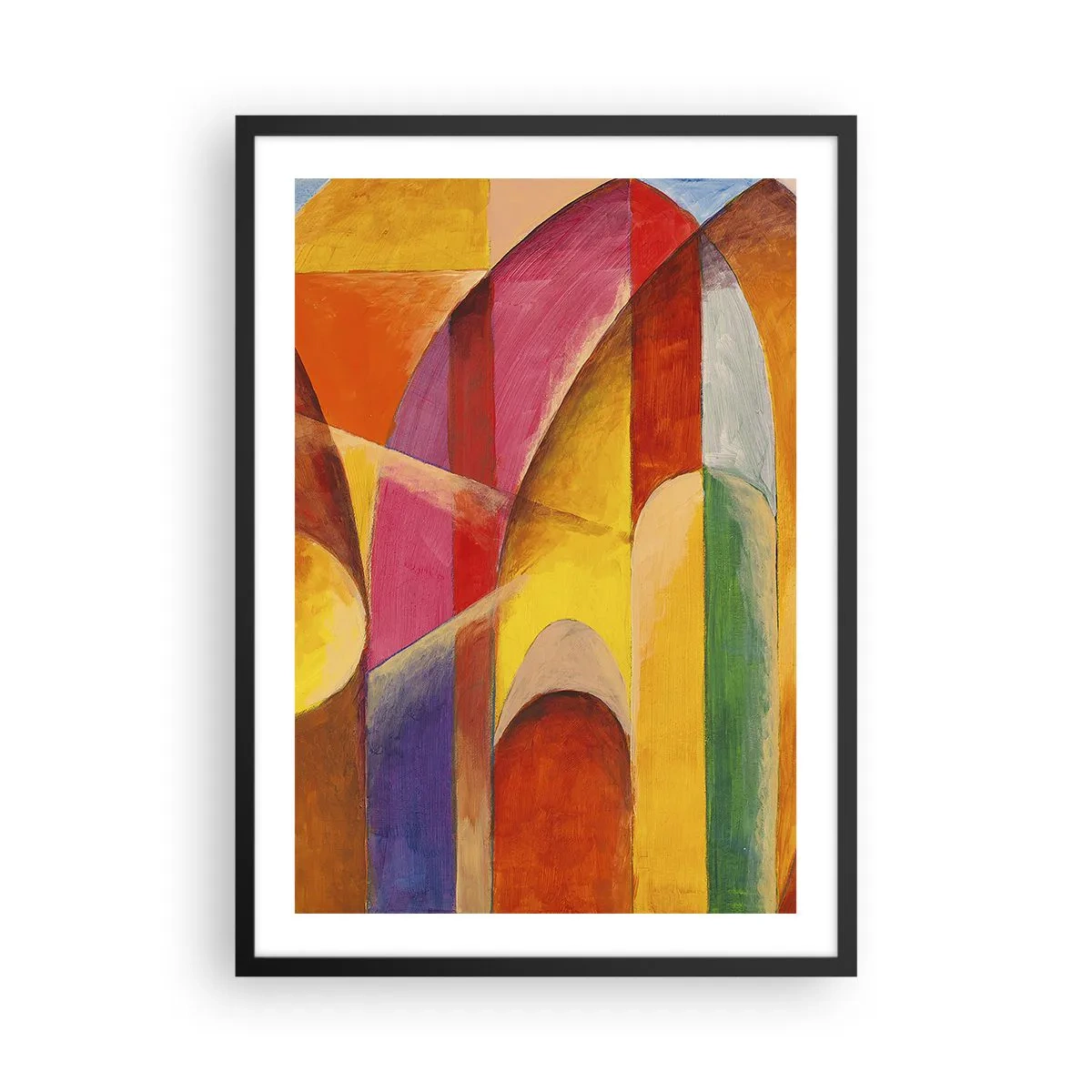 Poszter fehér keretben - A nap katedrálisa - 50x70 cm