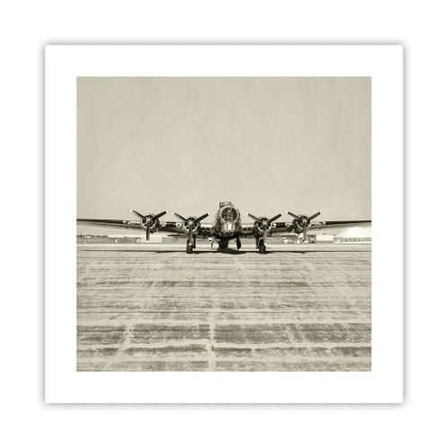 Poszter - Mint mindig készen - 40x40 cm