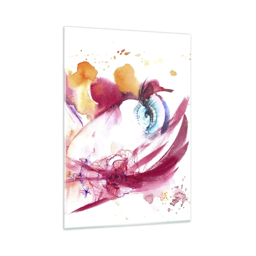 Üveg kép - A világ a közelségben virágzik - 50x70 cm