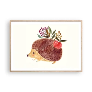 Poszter világos tölgy keretben - És máris kedvelsz engem - 100x70 cm