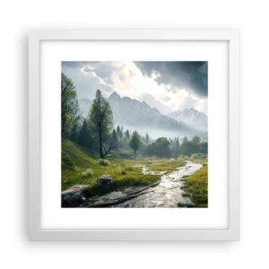 Poszter fekete keretben - Oda és vissza - 30x30 cm