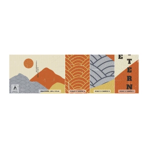 Fotótapéta Minta Öntapadós Deluxe Sticker - A japán szellemben - ázsiai, japán, Tájkép - 100x30 cm