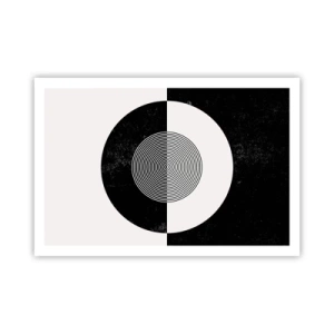 Poszter - Harmónia fekete-fehérben - 91x61 cm