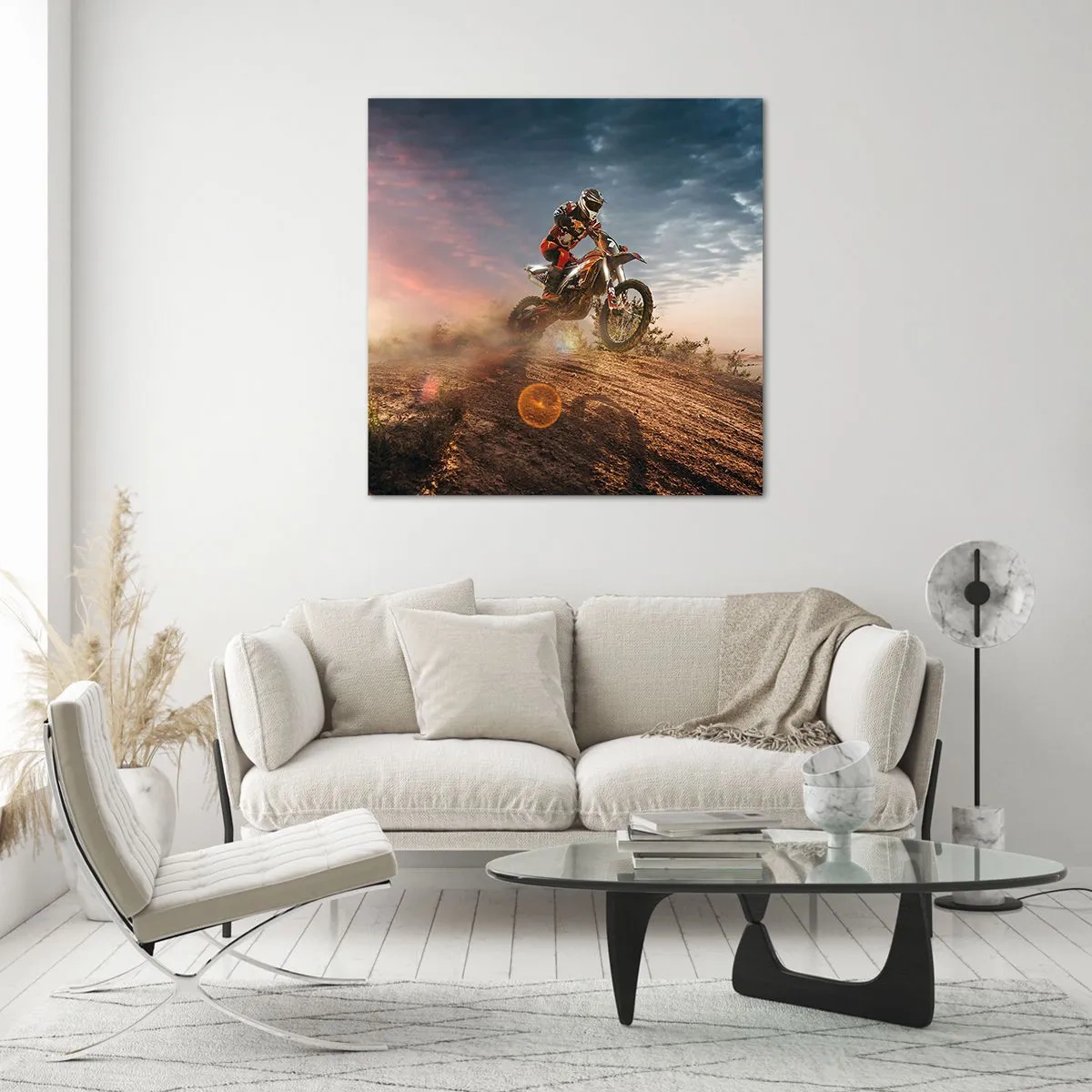 Üveg kép - Győzelemért - 60x60 cm