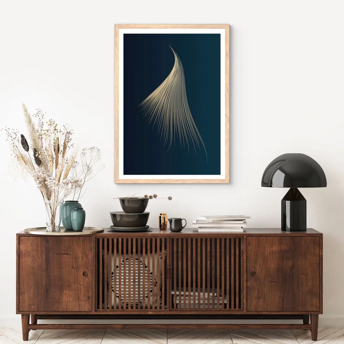 Poszter világos tölgy keretben - Mint egy angyal haja - 70x100 cm