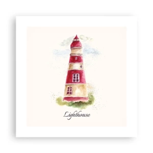 Poszter - Körbe mindíg időjárás - 40x40 cm