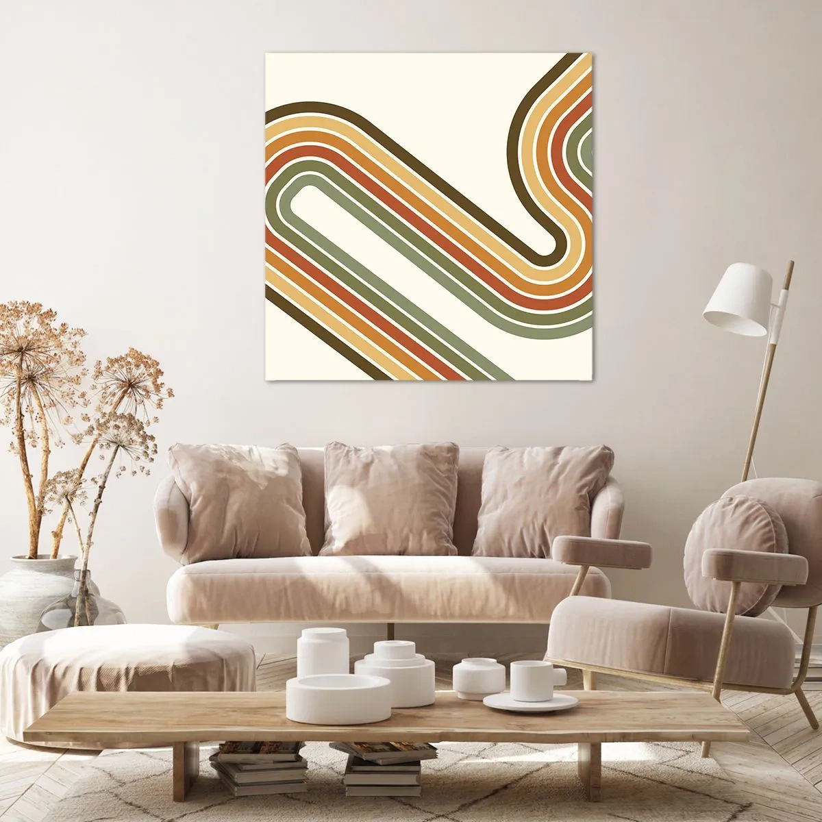 Vászonkép - Cikkcakkban a célba - 50x50 cm