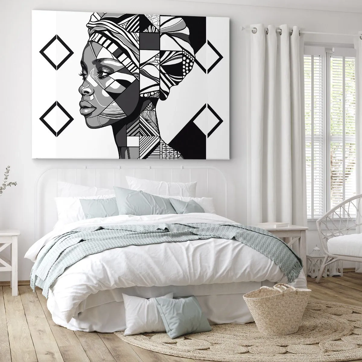 Vászonkép - Etnikai portré - 70x50 cm