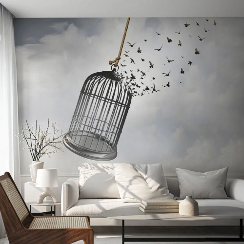 Fotótapéta Standard Eco - Hit... Remény... Szabadság! - Absztrakció, Madarak, Darab - 400x280 cm