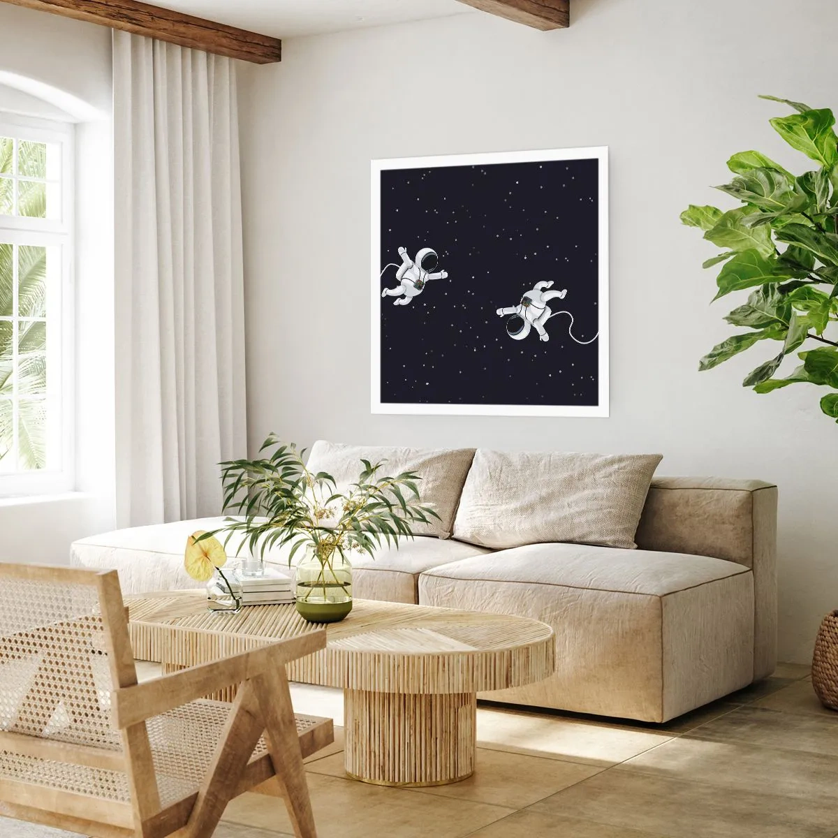 Poszter - Kozmikus tánc - 50x50 cm