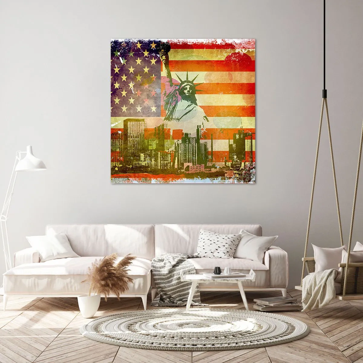 Vászonkép - Viva America! - 60x60 cm