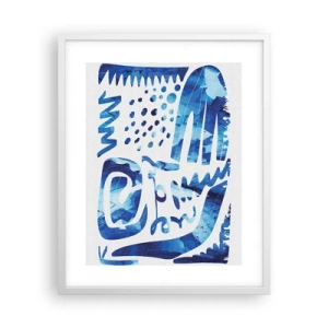 Poszter fekete keretben - Vissza a gyökerekhez - 40x50 cm