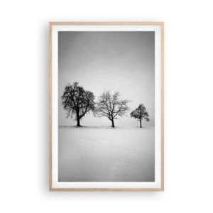 Poszter világos tölgy keretben - Miről álmodoznak? - 61x91 cm