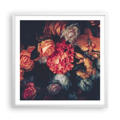 Poszter fekete keretben - Mint a holland mestereknél - 60x60 cm