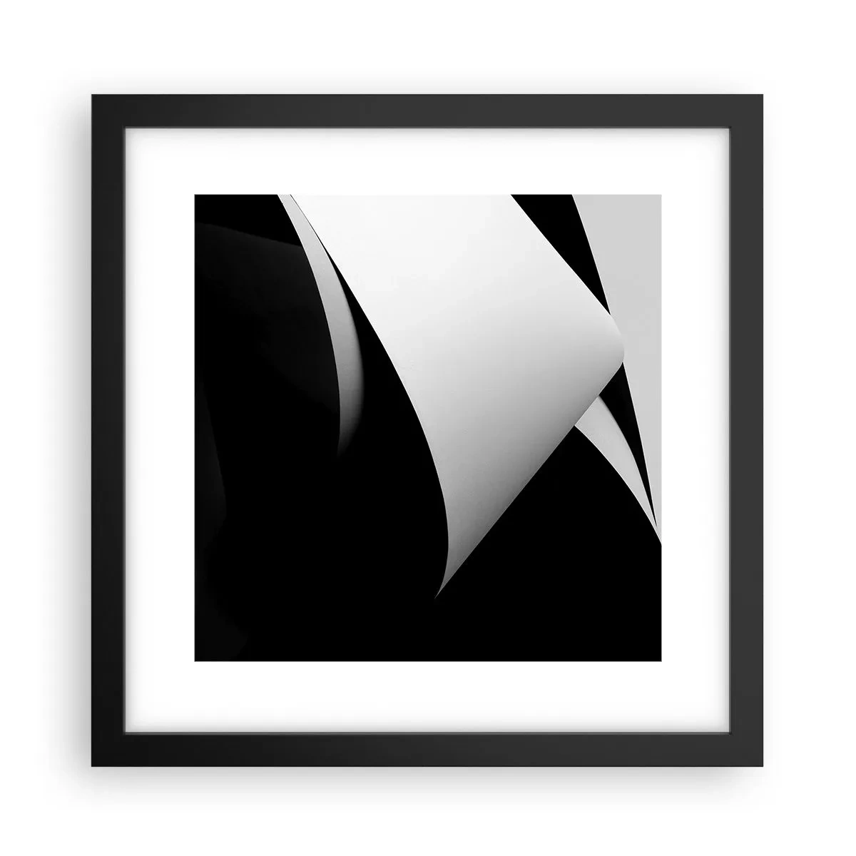 Poszter fehér keretben - Fénysíkok az árnyék mélyéről - 30x30 cm