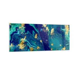 Üveg kép - Nap pelyhek  - 100x40 cm