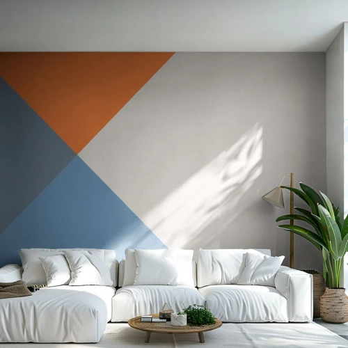 Fotótapéta Premium Canvas - Szögben… - Absztrakció, Darab, Modern művészet - 450x315 cm