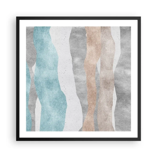 Poszter fehér keretben - A meghittség tanulmánya - 60x60 cm