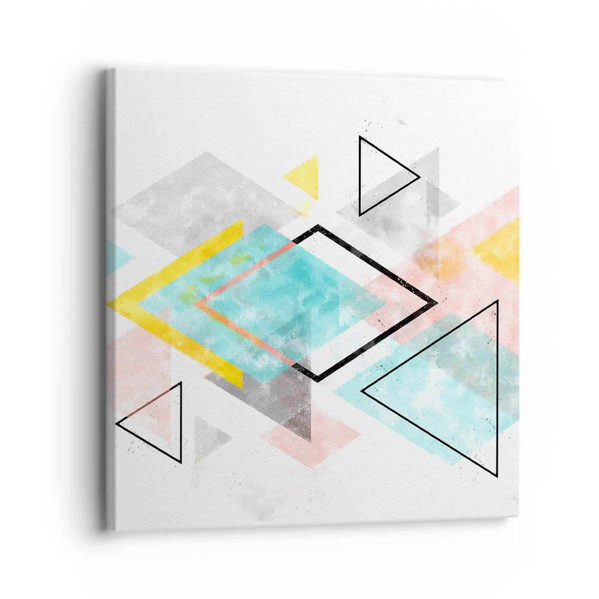 Vászonkép - Geometriai játék - 30x30 cm