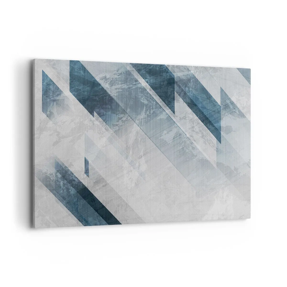 Vászonkép - Térkompozíció - szürke mozgás - 120x80 cm