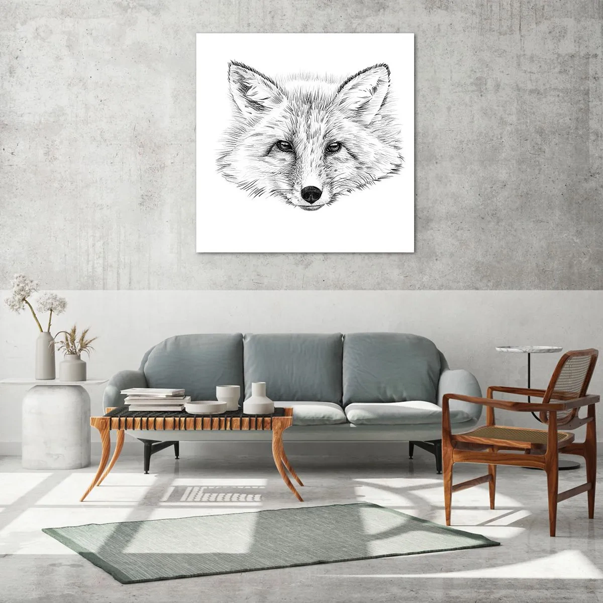 Üveg kép - Hazudhatnak ezek a szemek? - 70x70 cm