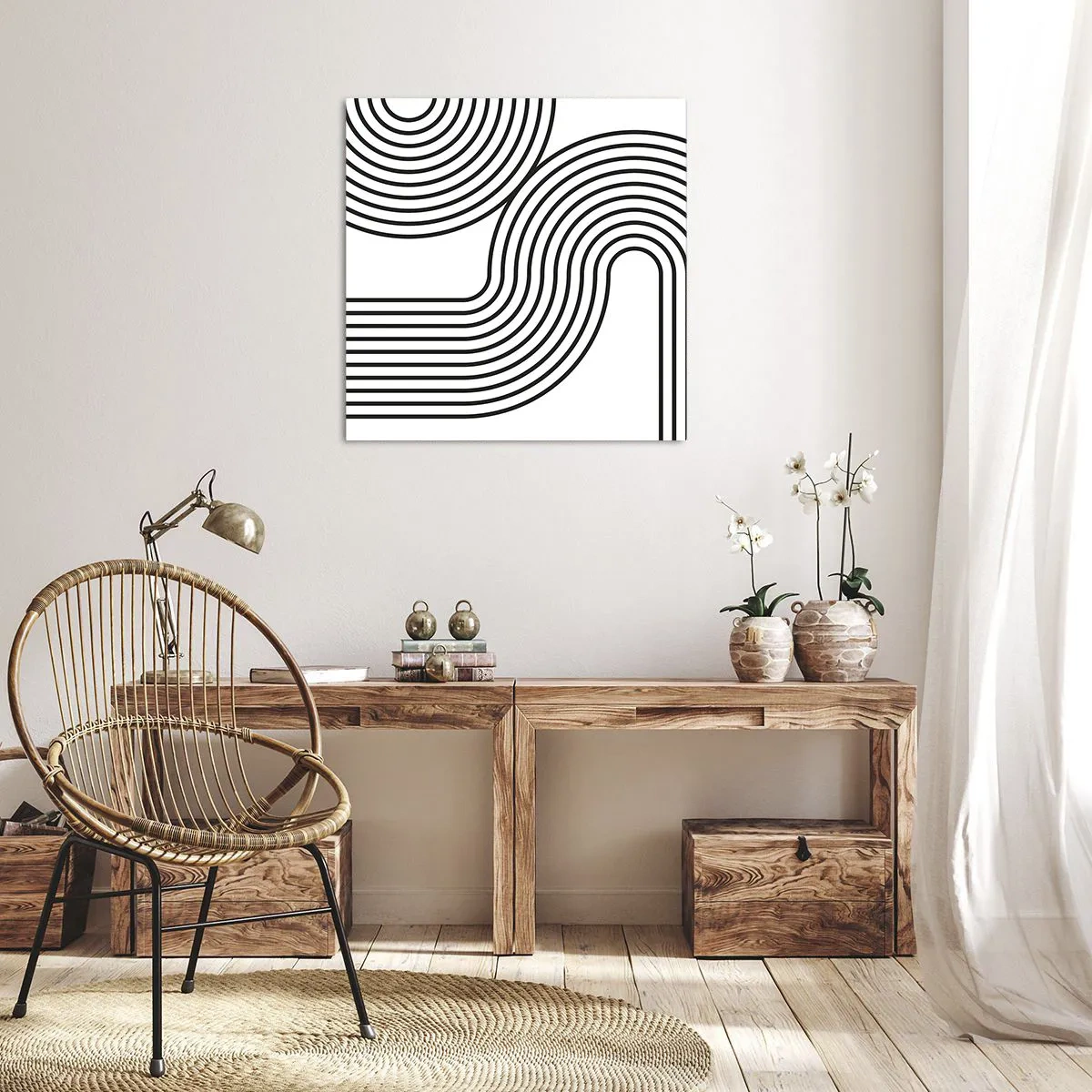 Vászonkép - Egy ívben - 60x60 cm