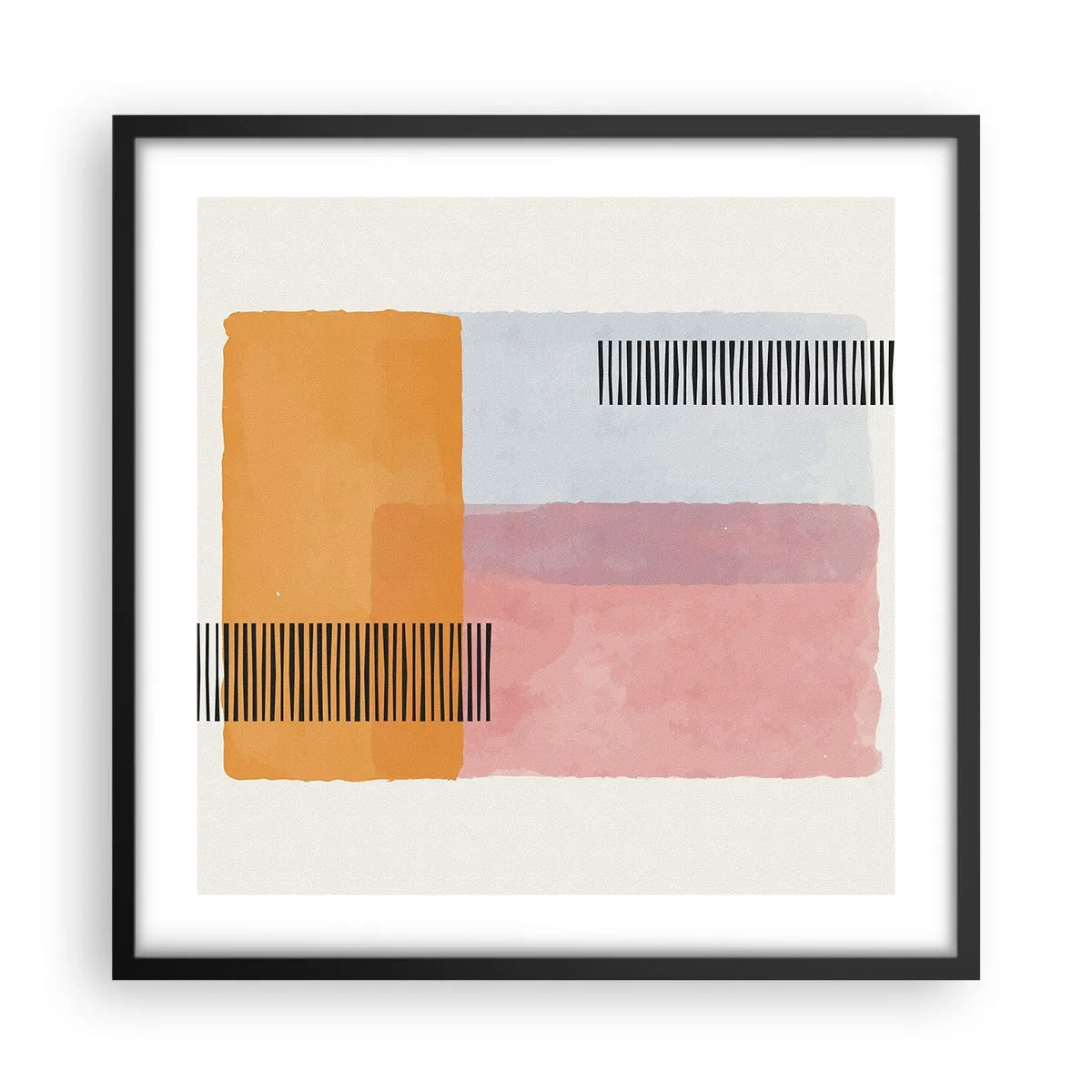 Poszter fehér keretben - Saroktól sarokig - 50x50 cm