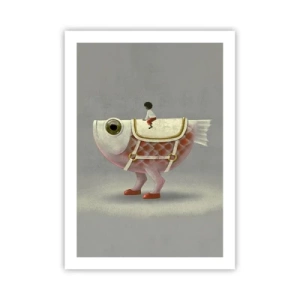 Poszter - A halas lovas - 50x70 cm