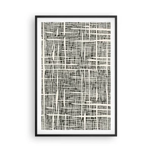 Poszter fehér keretben - Szőtt kompozíció - 61x91 cm