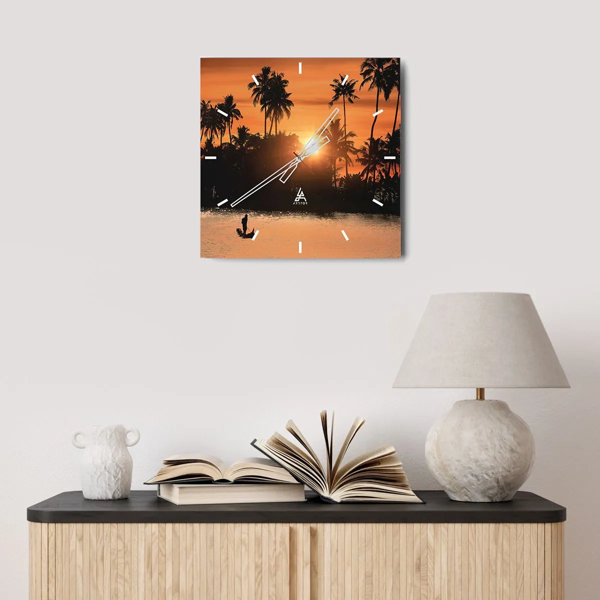 Falióra, Óra - Itt az ideje a pihenésnek - 40x40 cm