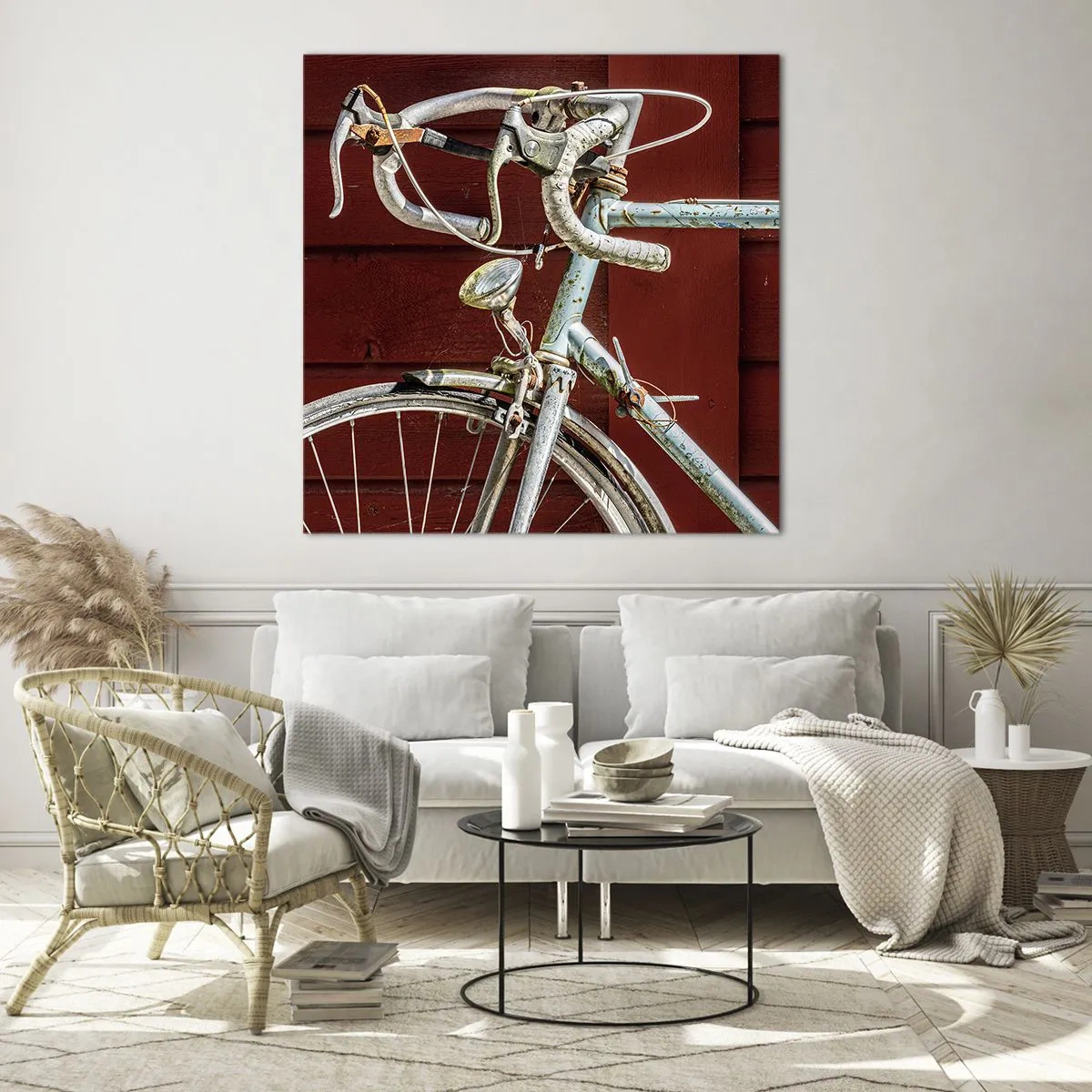 Üveg kép - Győzelemre teremtve - 60x60 cm